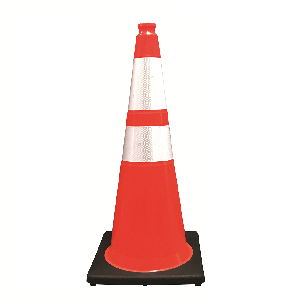 28″ Orange PVC Traffic Cone 7 lbs.