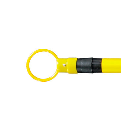 Retractable Traffic Cone Bar (Adjusts from 4' to 7') – Reflective Black & Yellow