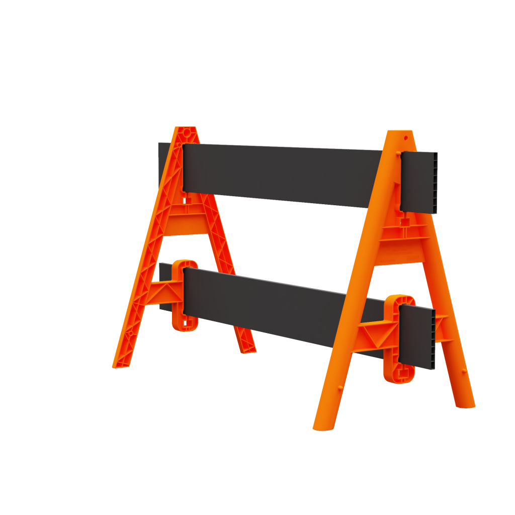 Omni Single A-Frame Barrier Leg